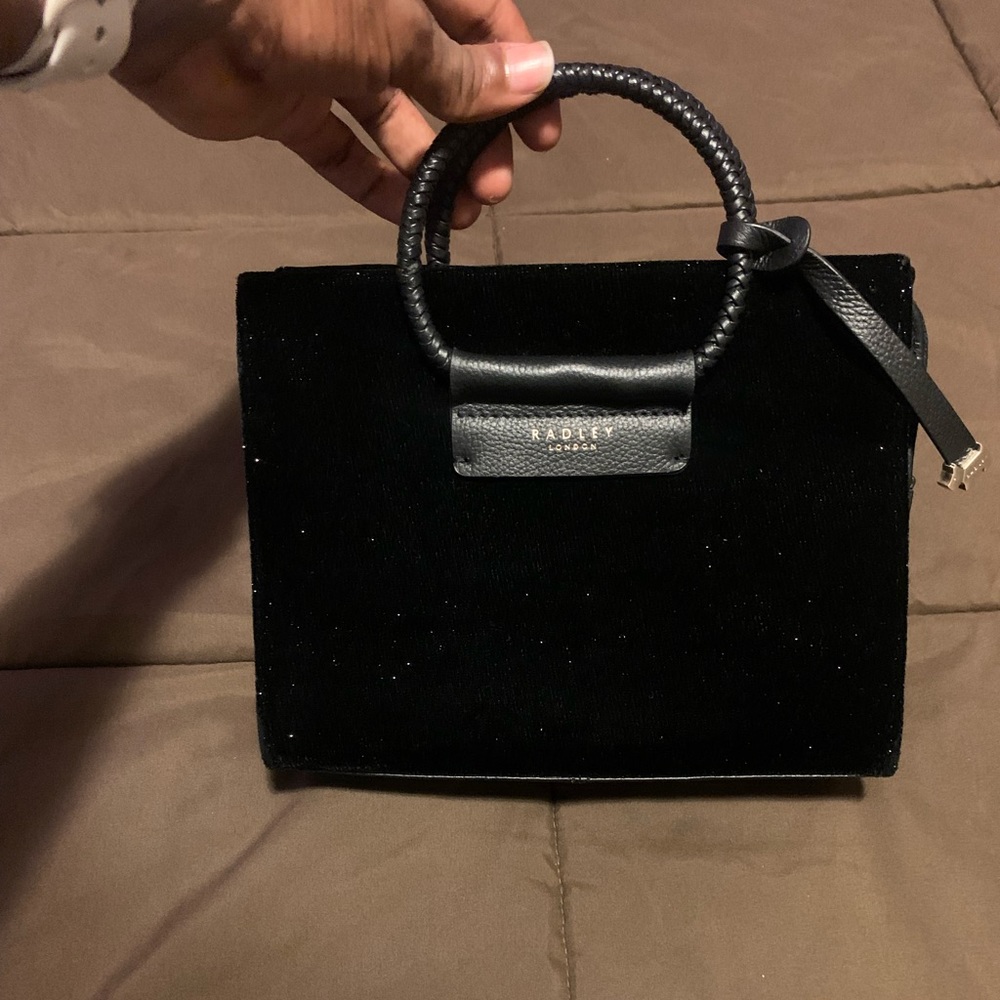 Shiny Velvet Radley London bag
